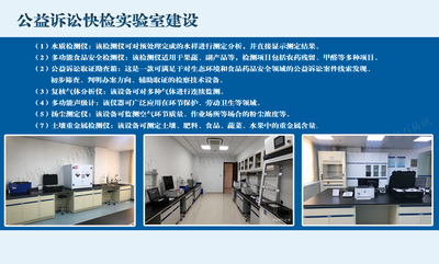 检察院--公益诉讼快检实验室建设